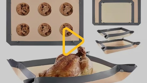 Силіконові килимки для випічки з кнопками 2 шт